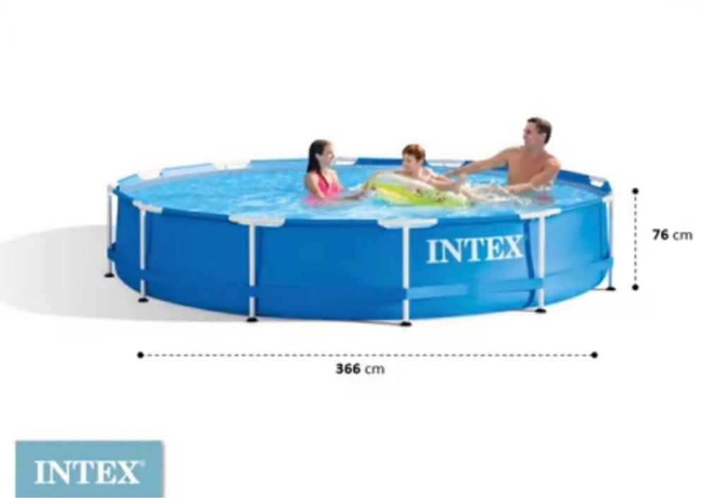 Intex baseyn интех басейн 3.66х76