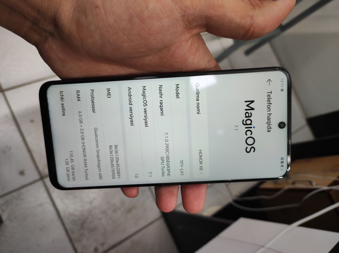 Honor X8 6/128

Chiqarilgan sanasi: 2022-yil mart

Ekr