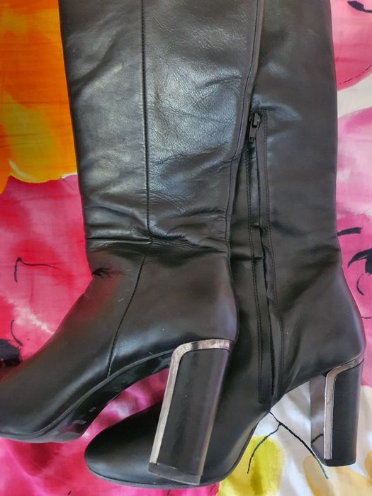 Cizme piele EPICA made în Italia , negre, 38