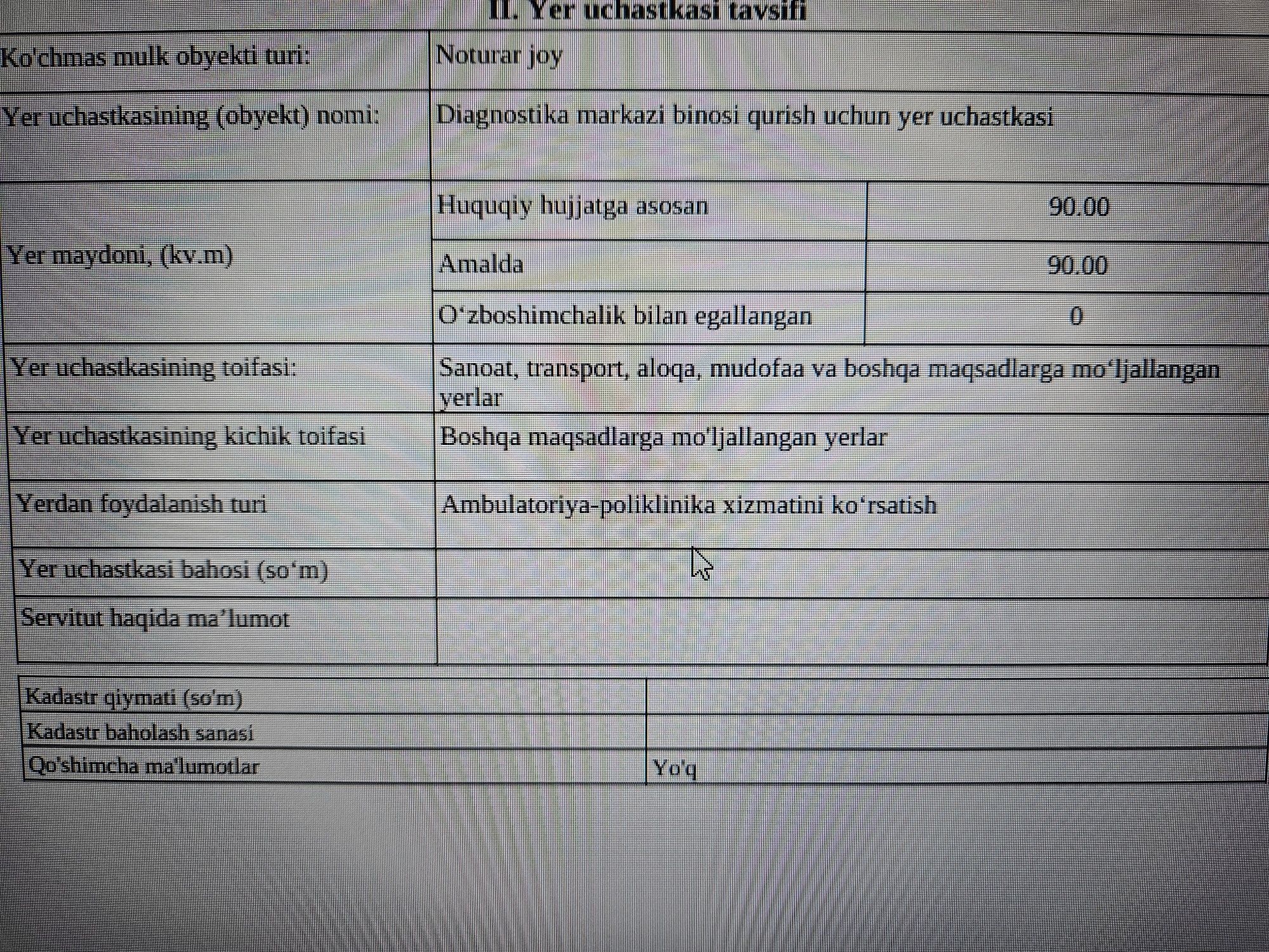 Продаётся земля  10×9= 90кв