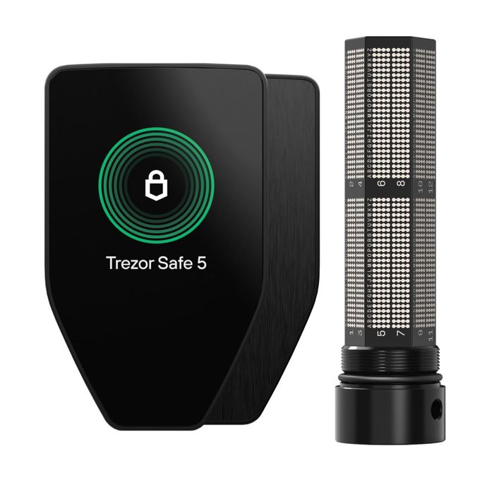 Trezor Safe 5,Trezor Keep Metal – 24-word Seed Backup