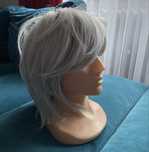 Peruca blond platinat