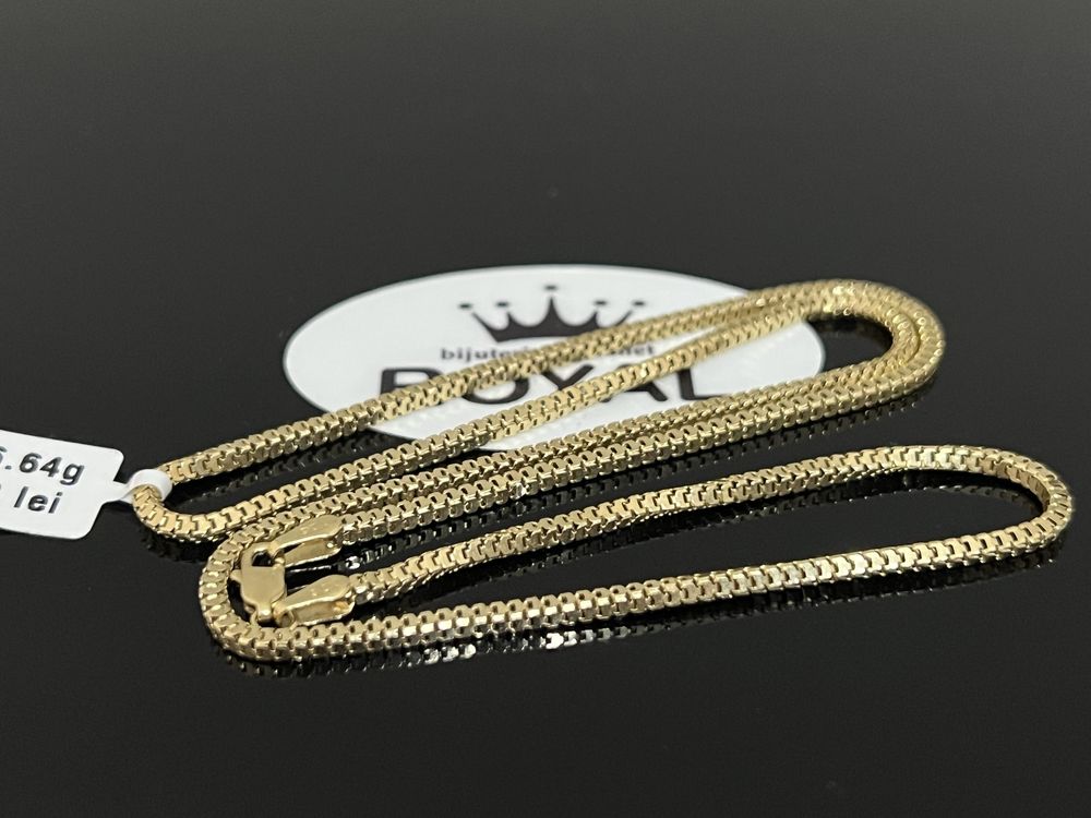 Bijuteria Royal CB : Lant aur 14k unisex 6,64gr lungime 46cm