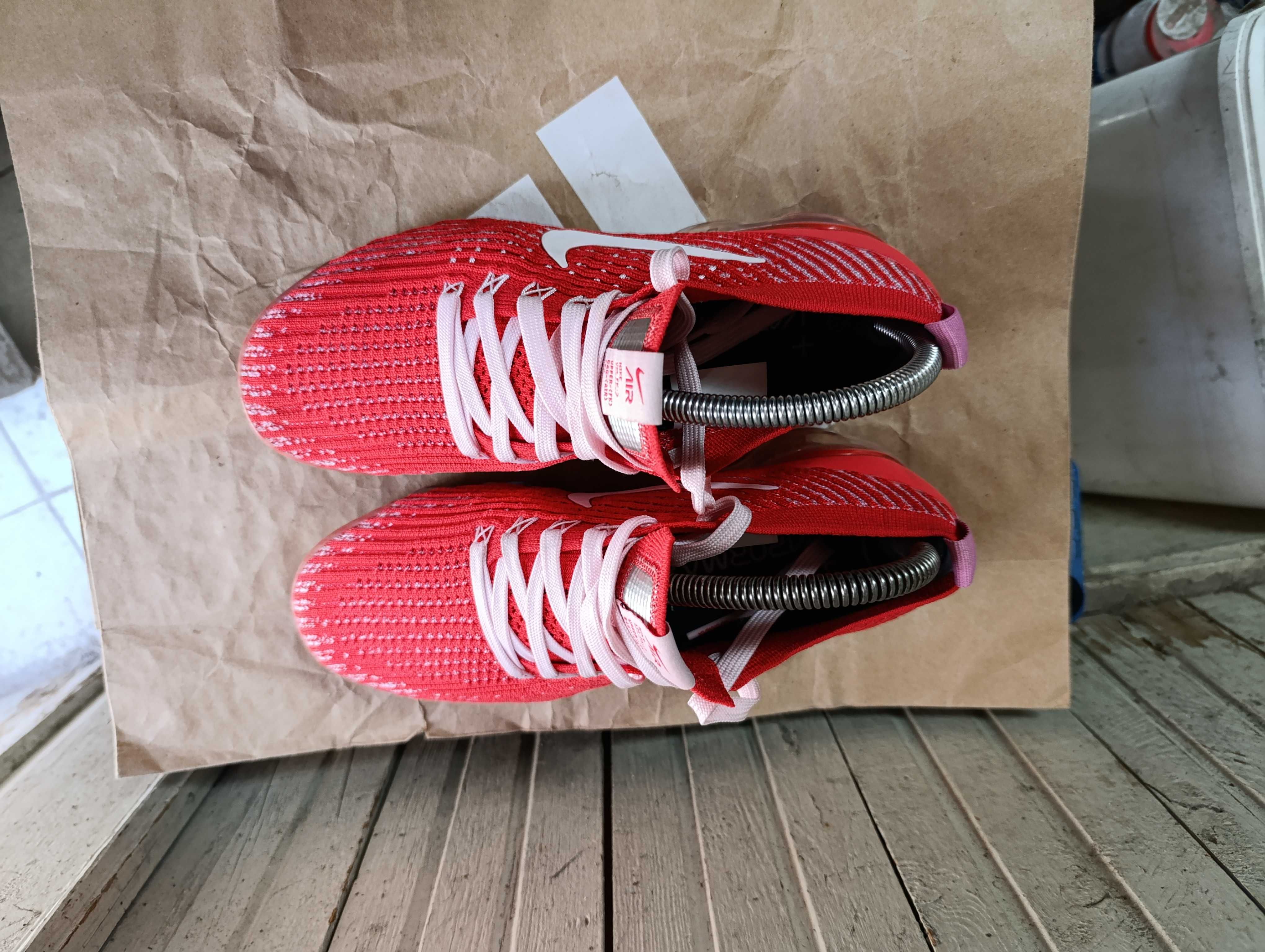 Nike Air VaporMax Flyknit 3 Track Red Magic''оригинални маратонки 38.5