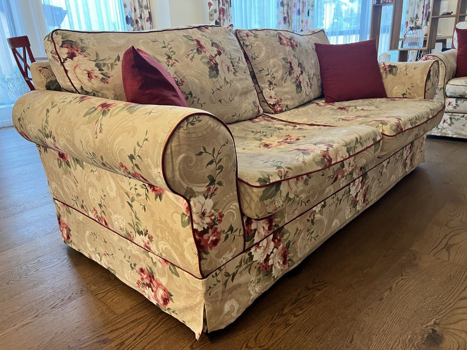 Комплект 3-ка и 2-ка дивани с функция сън