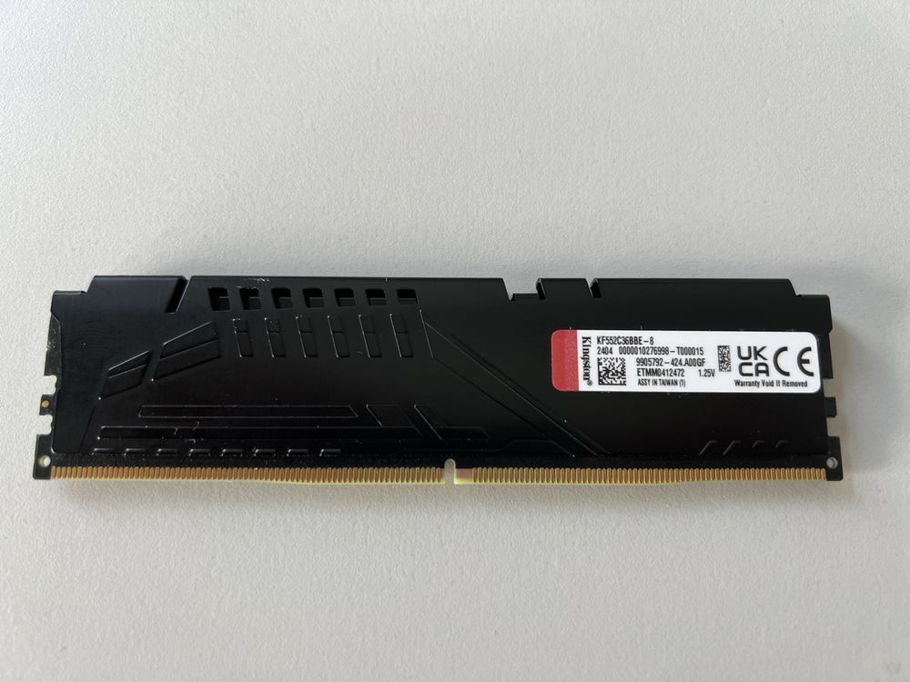 Нова Рам памет Kingston Fury Beast 8GB DDR5 5200