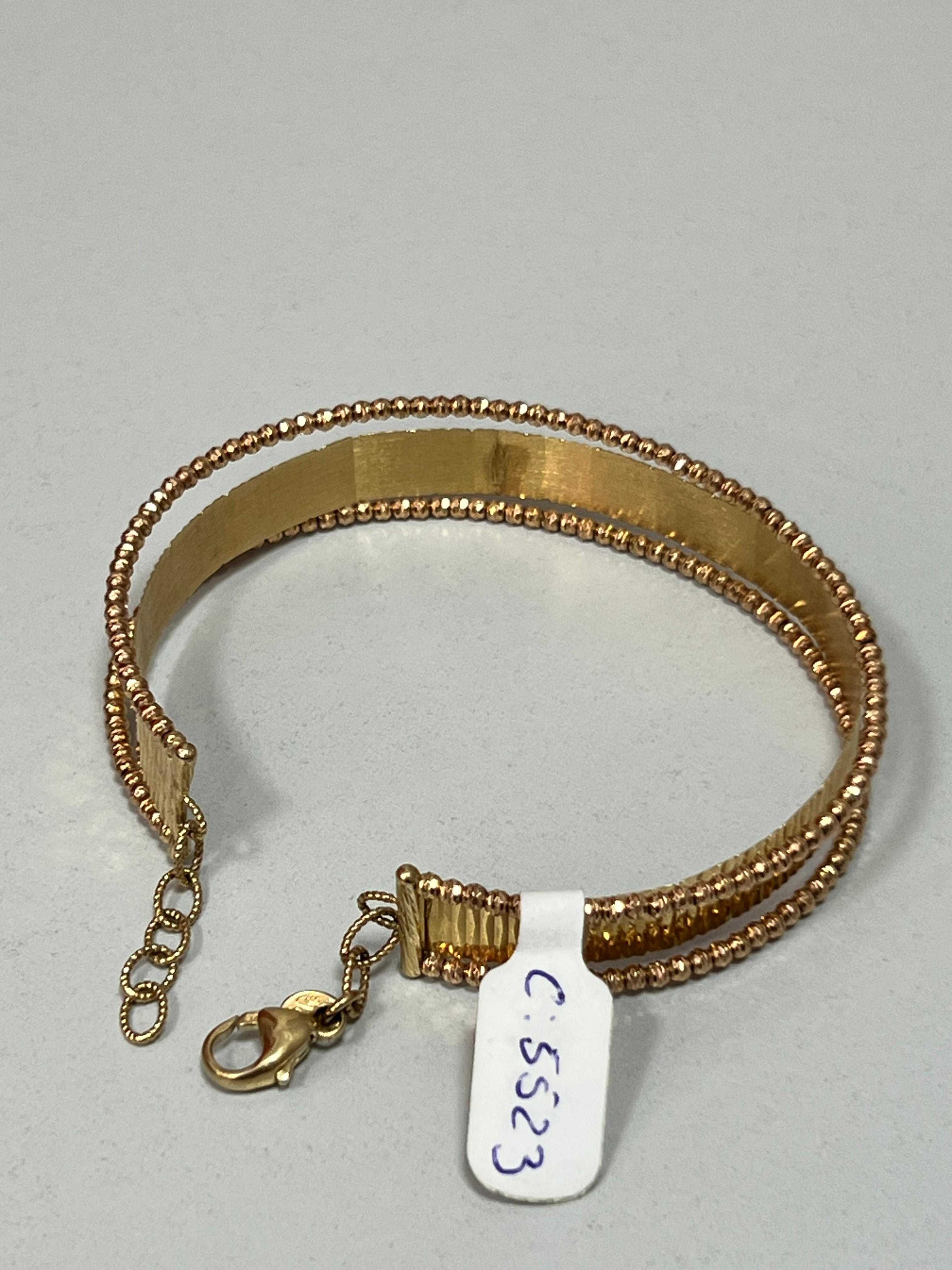 Brățară fixă aur 14K – Bijuterie damă – Amanet Tulcea