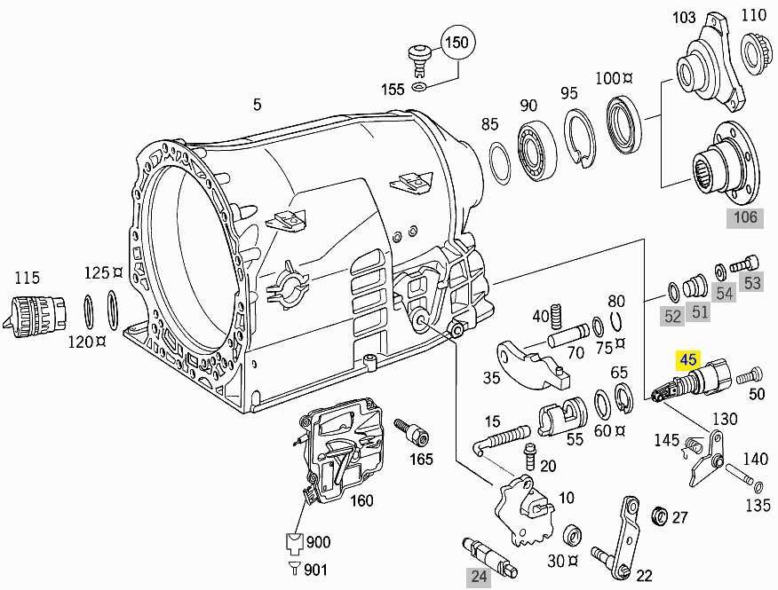 Маншон скоростна кутия Mercedes 722.6 5G-tronic W202 W210 W163 W463