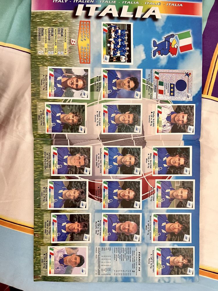 Album FIFA World Cup France 98, Panini - album complet