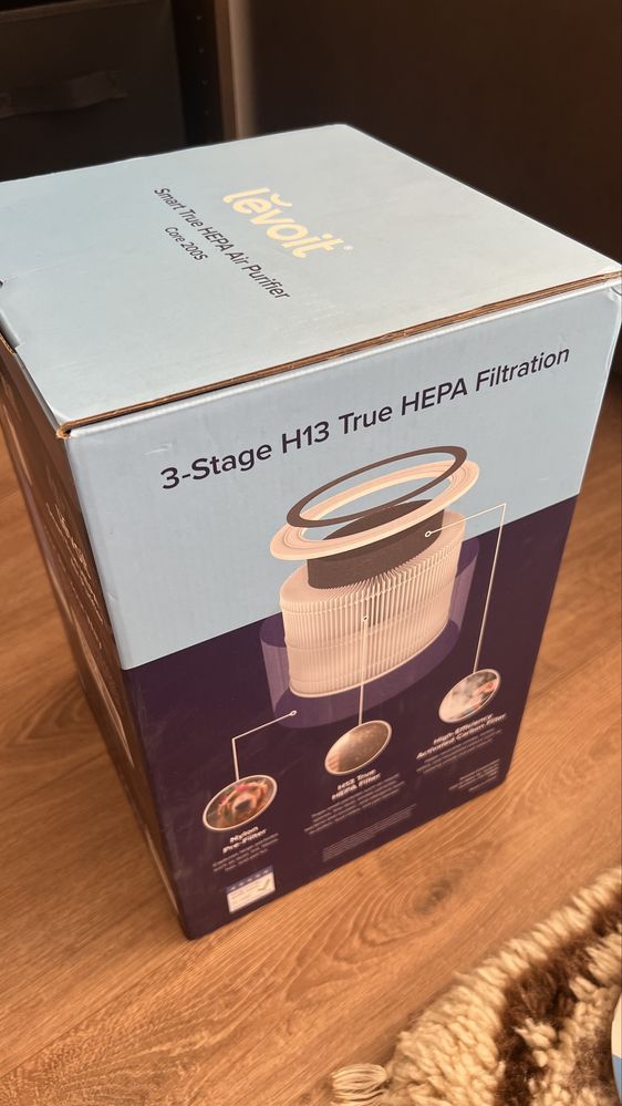 Levoit air purifier Hepa filter пречиствател за въздух