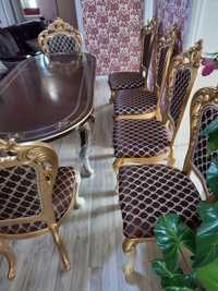 Продам Диван раскладной и два кресла, стол со стульями элитная мебель