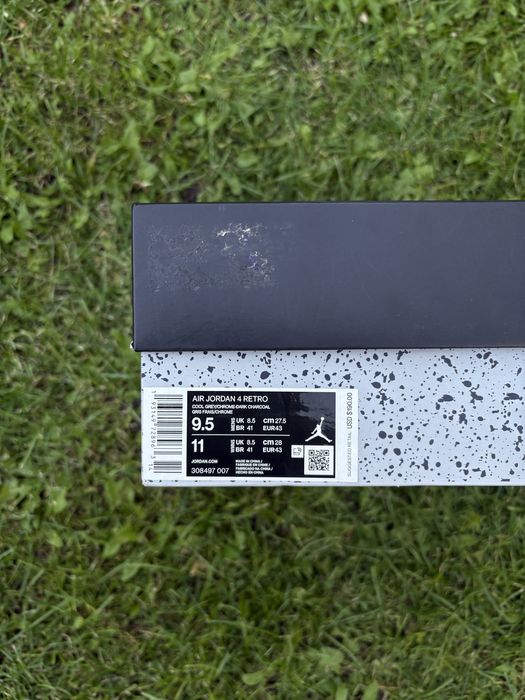 Vand Jordan 4 Cool Grey