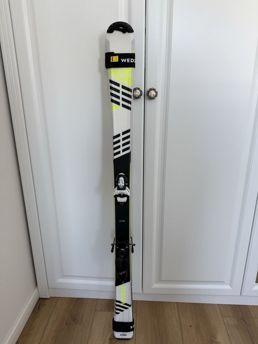 Schiuri cu legaturi 140cm Boost 500 Alb-Galben