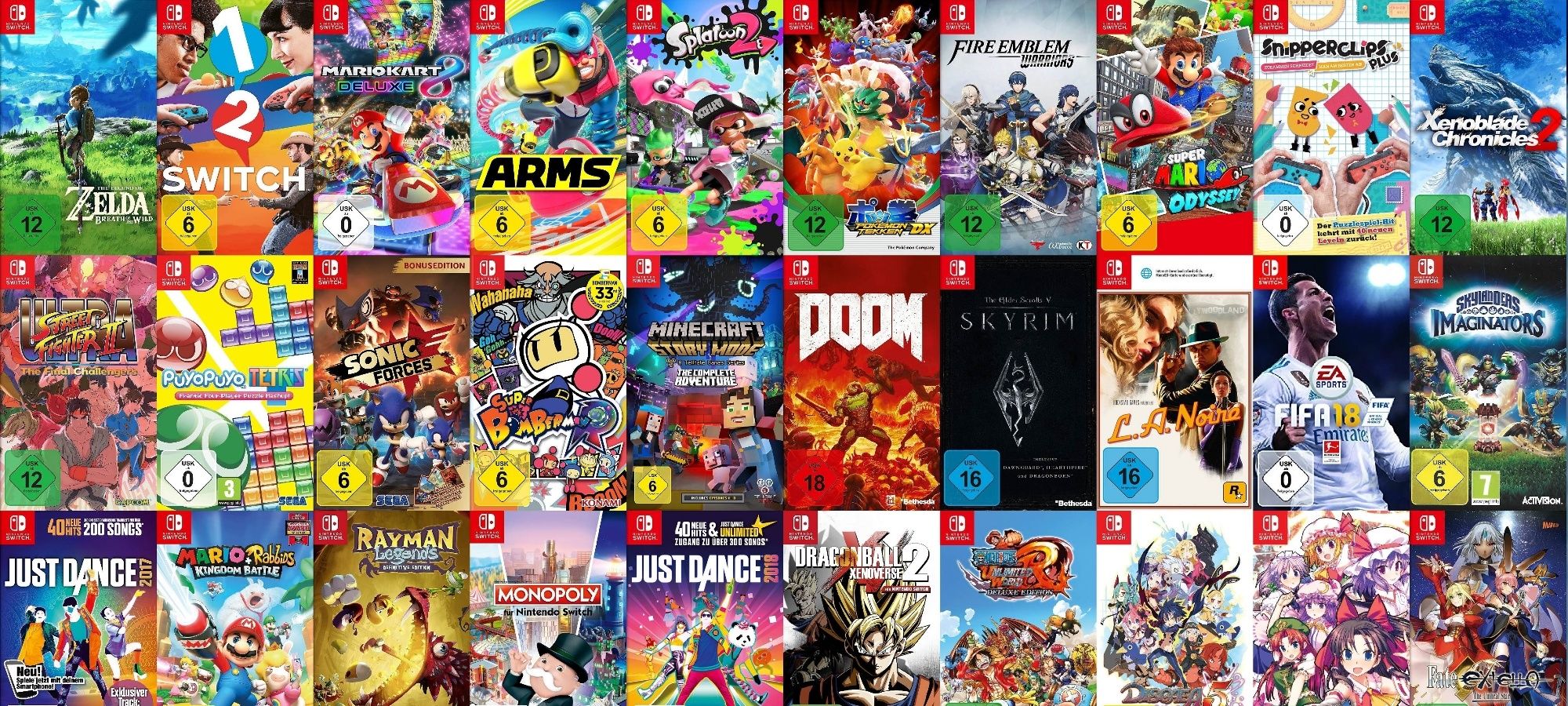 Установлю игр на прошитую Nintendo Switch