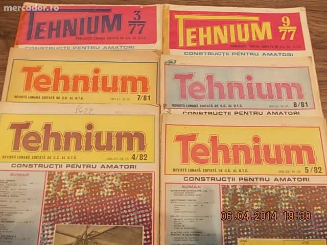 Colecție reviste Tehnium