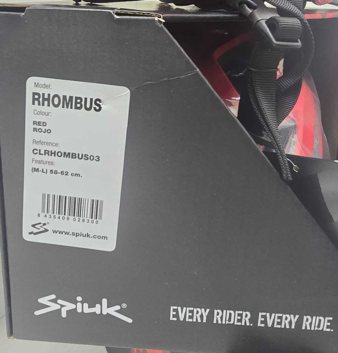 Cască protecție bicicletă, nouă, Spiuk Rhombus, mărime M-L, ciclism