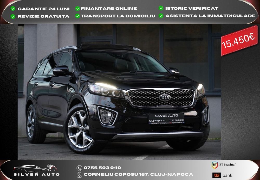 Kia Sorento Full 7 locuri Piele rate garantie 24 luni
