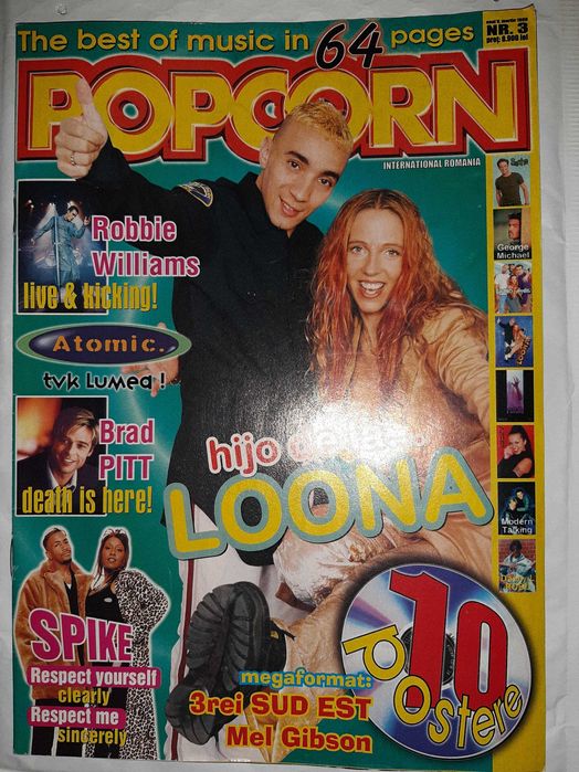 Revista copilăriei noatre Popcorn anii 1990
