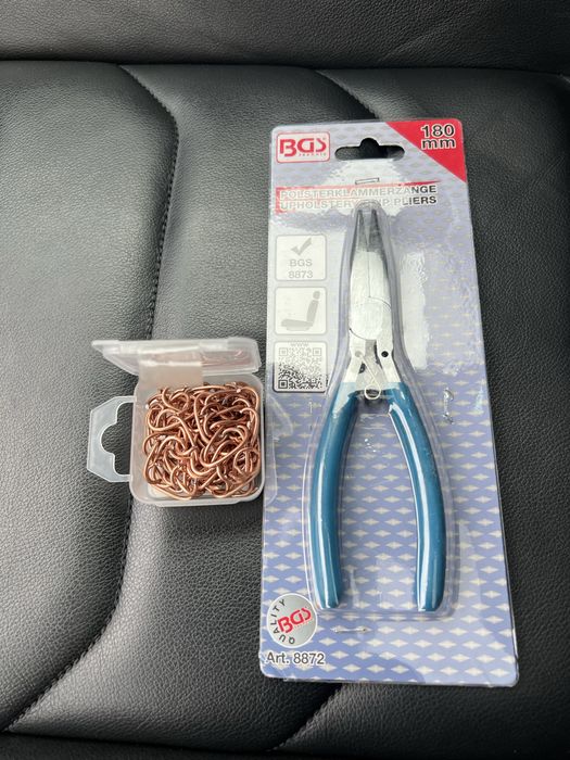 Manson  din piele naturala.