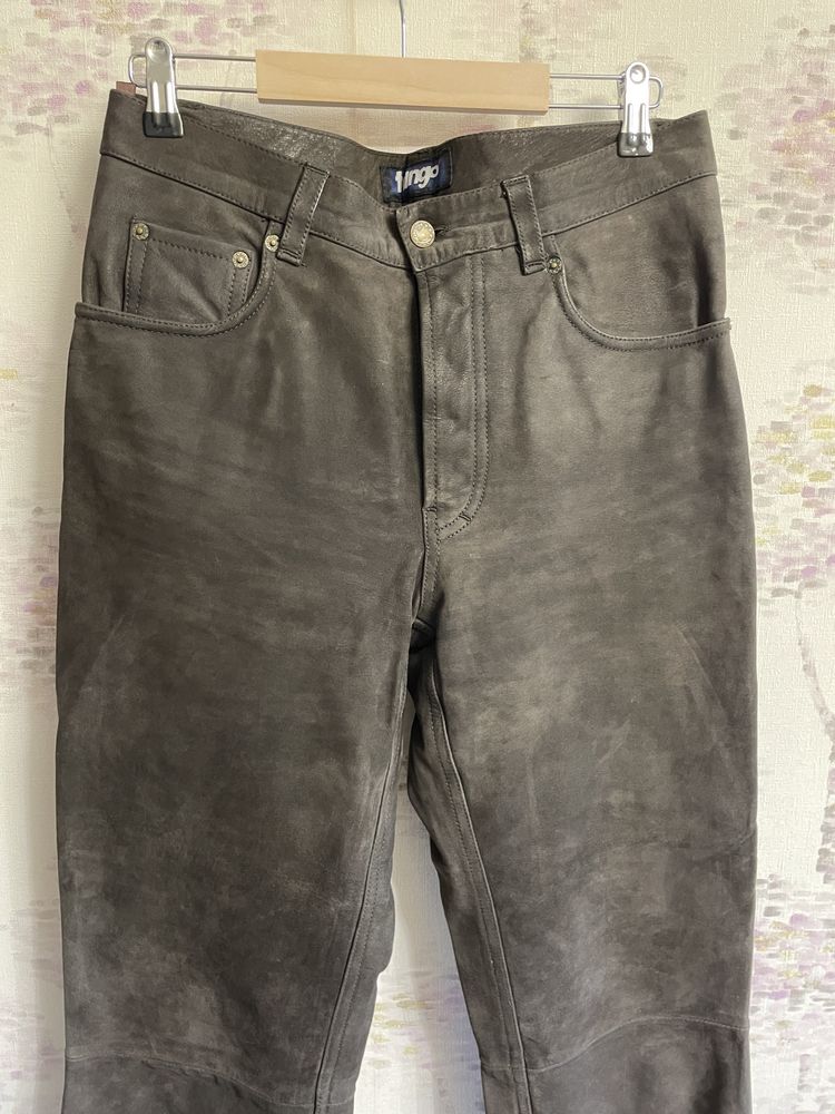 Pantaloni barbati piele naturală 32