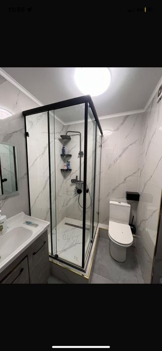 Душевая кабина, Стекло, душ