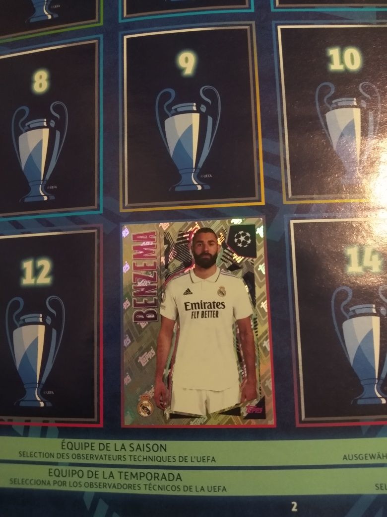 VAND URGENT!Catalog fotbaliști Topps 2023 UEFA champions league