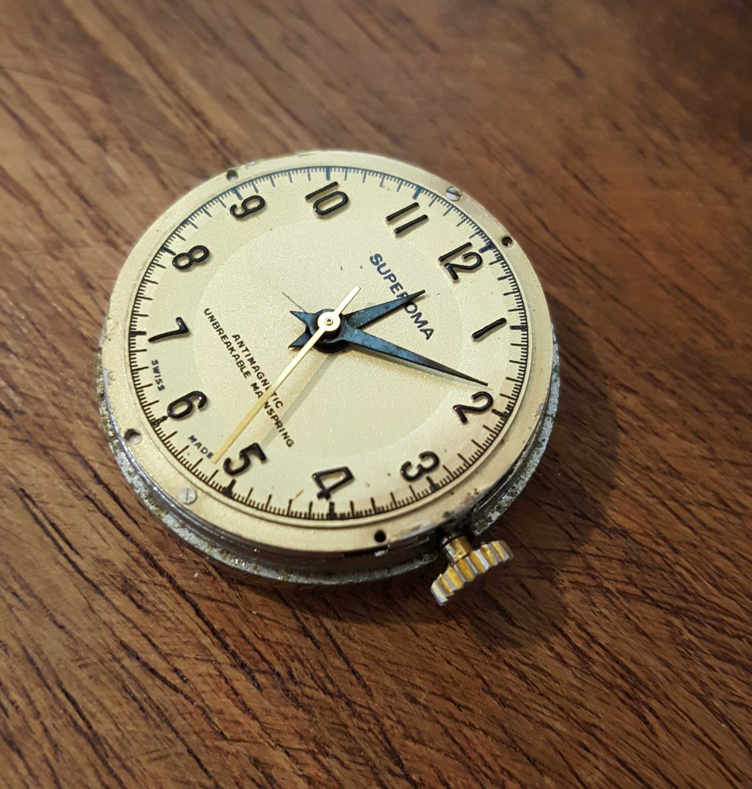 Антикварни швейцарски часовници SUPEROMA и CIMIER–за ремонт или части