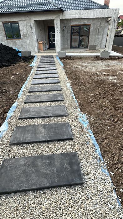 Dale beton,Pasi japonezi, Placi beton ,Borduri,Trepte