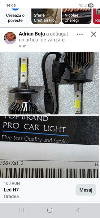 Becuri Led h7 Noi si becuri ceata