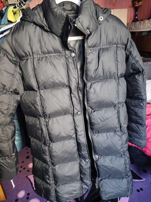 Зимно яке с сваляща се качулка