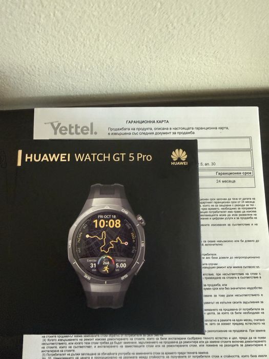 Smart часовник Huawei watch GT 5pro