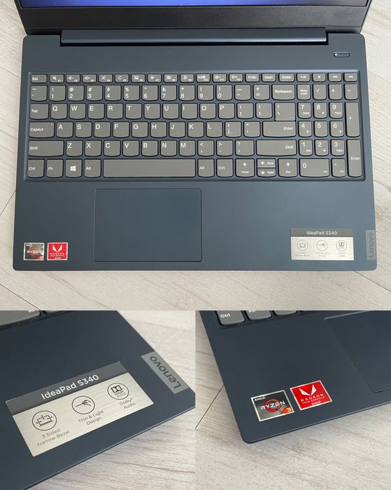 Laptop Lenovo IdeaPad S340, Ryzen 3, 4GB RAM, SSD 128GB