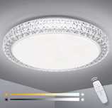 LED Таванна Лампа Димируема 3000K- 6500K  с Дистанционно
