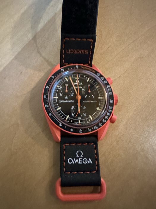 Swatch x Omega Bioceramic Moonswatch Mission On Earth Lava
