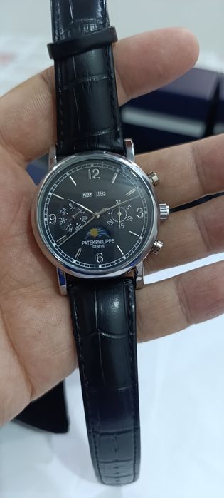 Мужские часы Бренд PATEK PHILIPPE автоподзавод кожаные ре