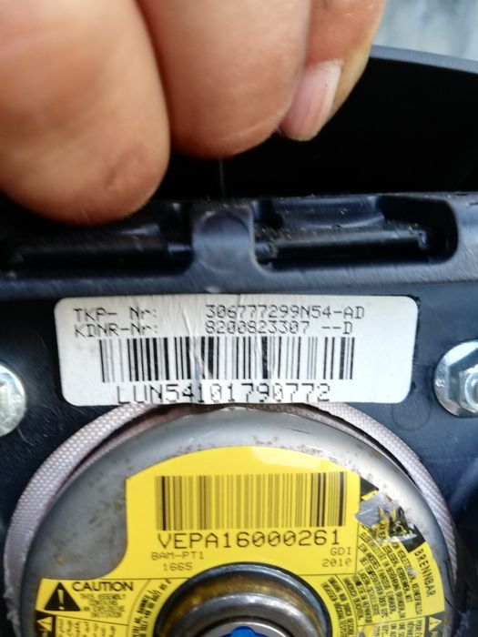 Airbag volan,calculator motor,airbag,manete semnalizare, Logan 1 mcv