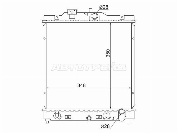 Радиатор Honda Civic