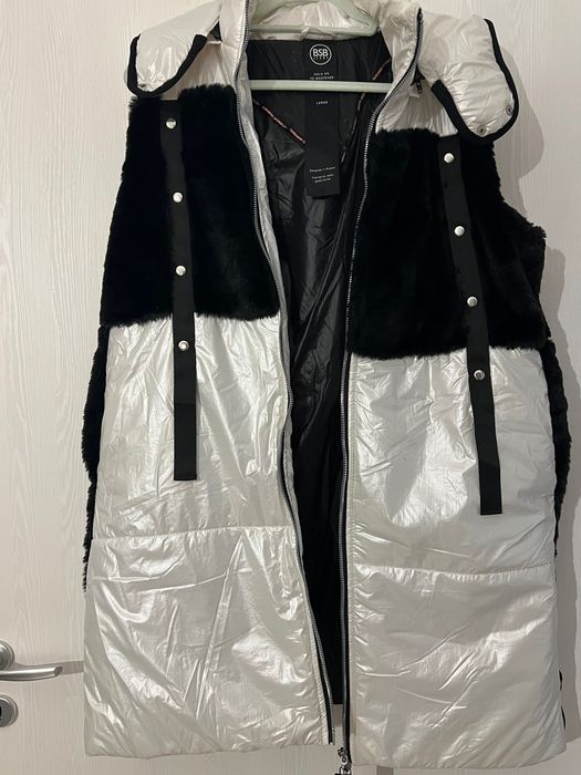 Vestă lungă BSB cu gluga