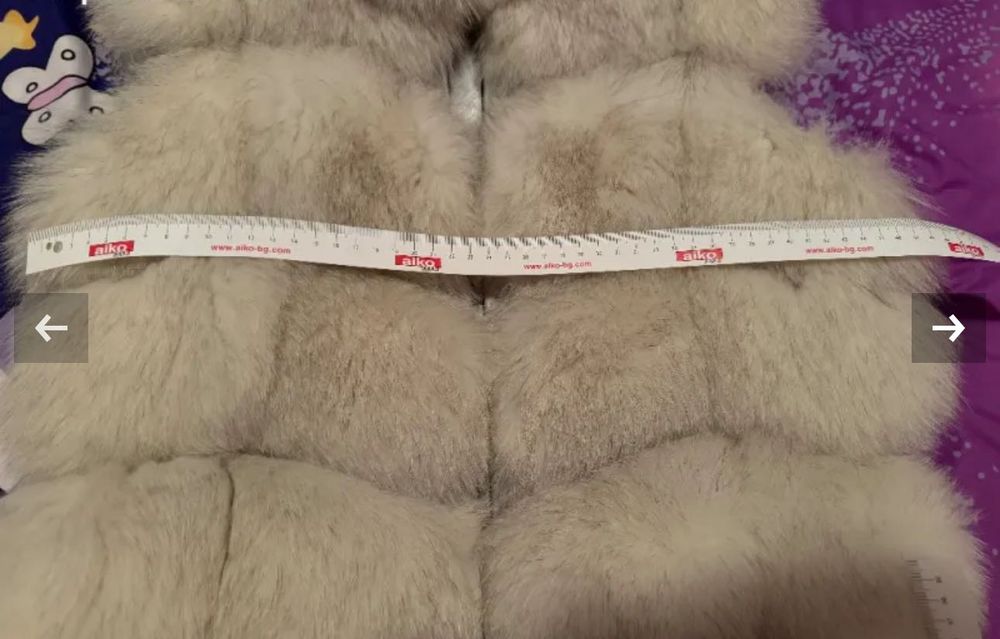 Дански елек естествен косъм