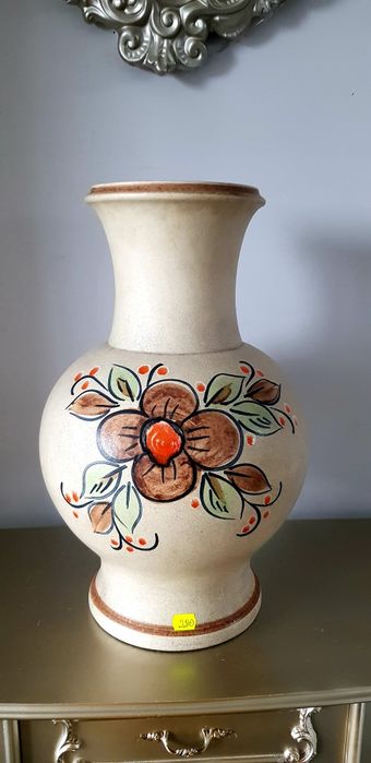 Vază veche din ceramică glazurata