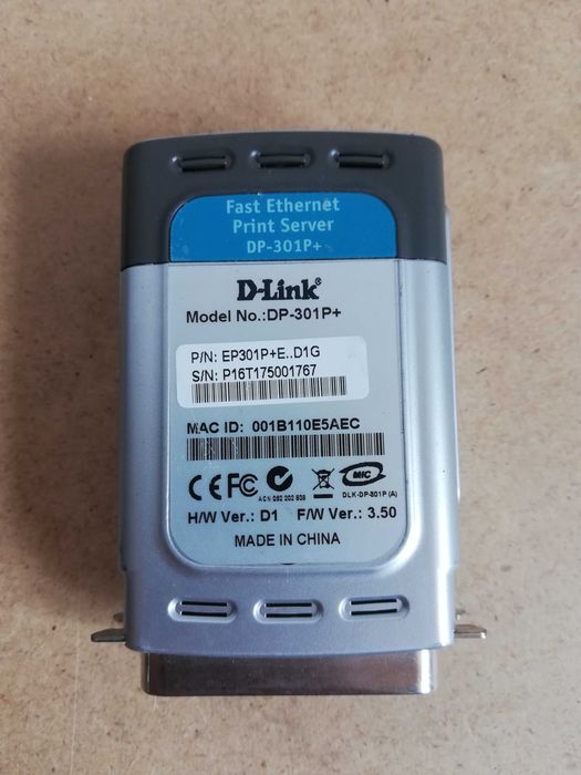 D-link DP-301p+ print сървър