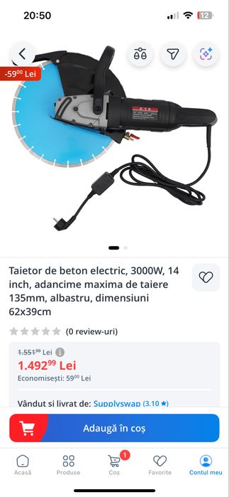 Vand flex beton electric cu pompa de apa