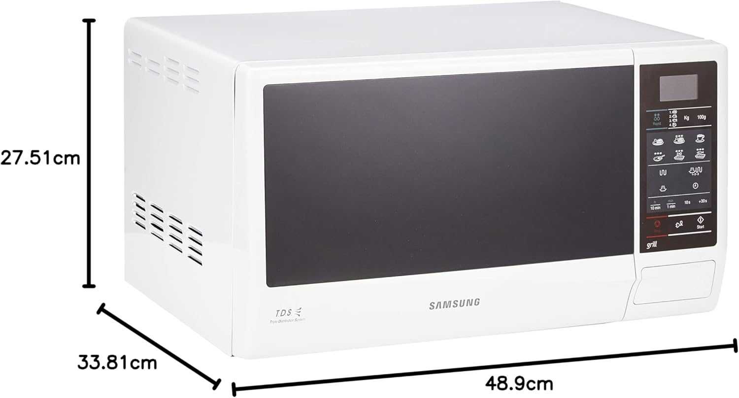 Микровълнова печка Samsung 20L (G732K/XET) автоматично размразяване