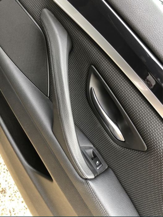 Maner complet dreapta crem negru oyster piele Bmw seria 5 f10 f11