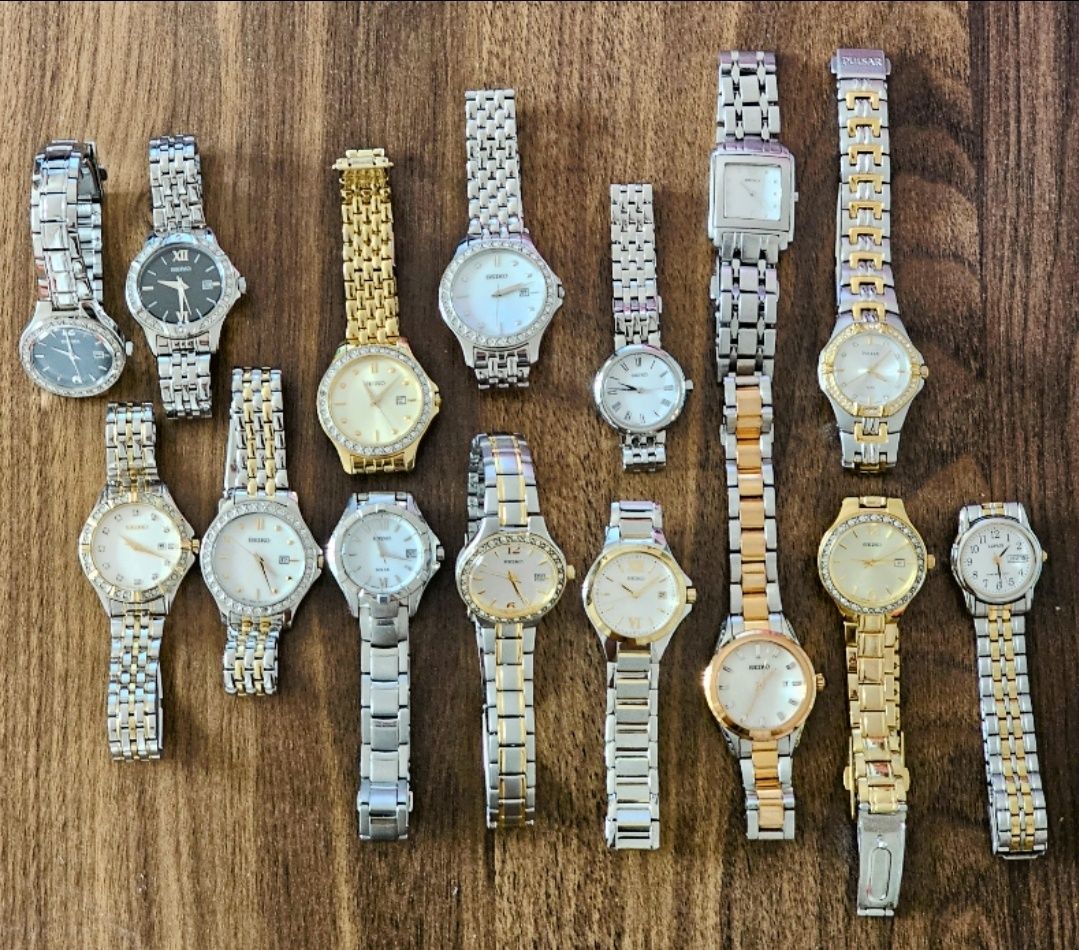 -60% Seiko Swarovski&Solar оригинални дамски часовници