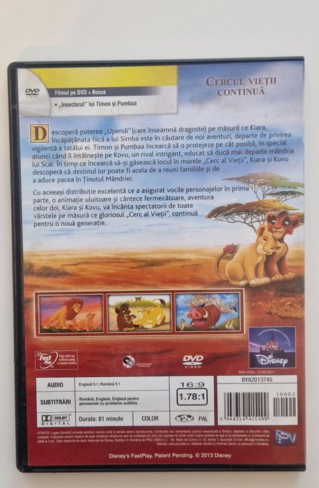 Regele leu 2 mandria simba