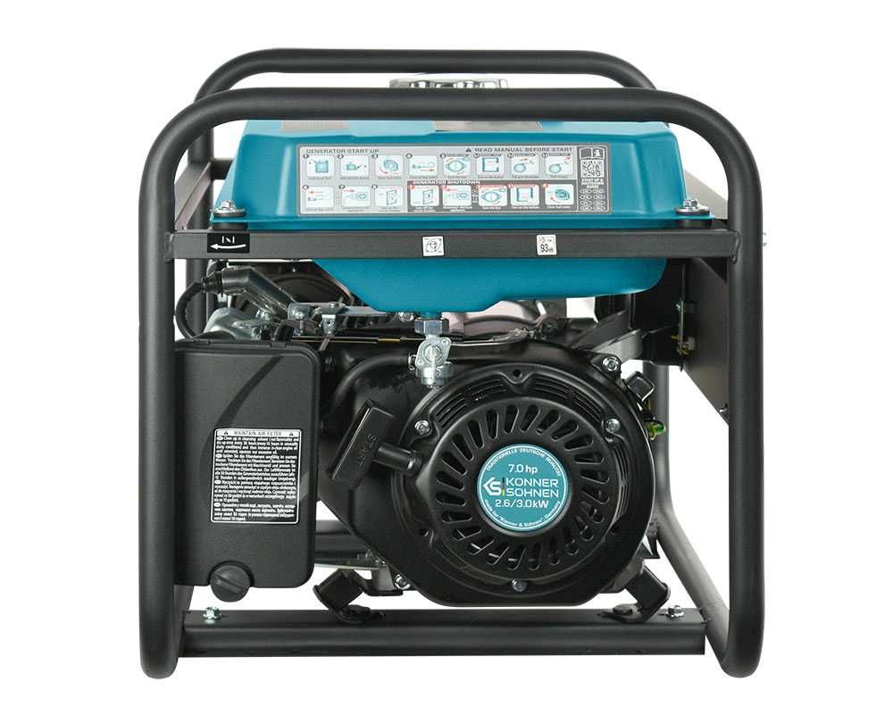 Generator de curent pe benzina monofazat 3.0 kW Konner Sohnen KS 3000E
