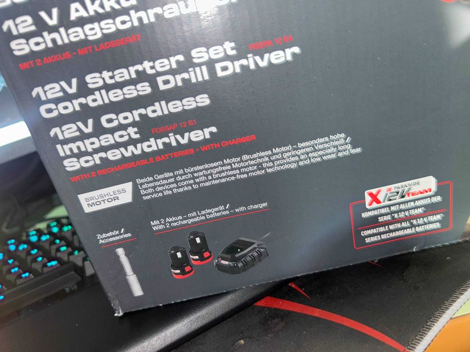 Set  Impact si filetanta Parkside Performance GARANTIE 5 ANI !!!