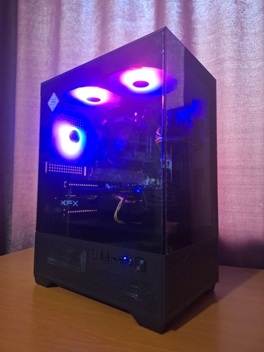 RX 580 8GB, Ryzen 5 1600, 16GB RAM - Геймърски Компютър