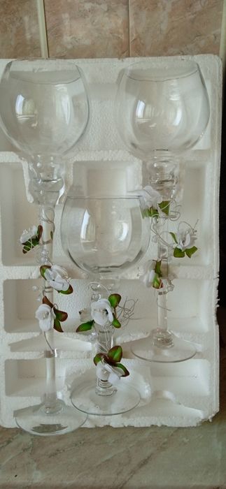 Большие фужеры для декора